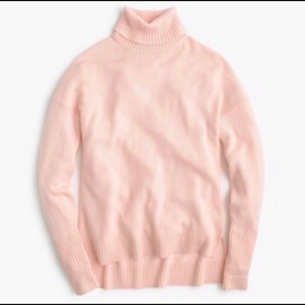 J. Crew Relaxed Wool High Los Turtleneck Sweater